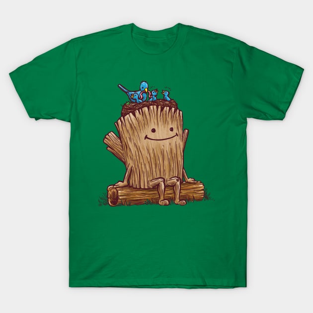 Good Day Log's Bird Nest T-Shirt by nickv47